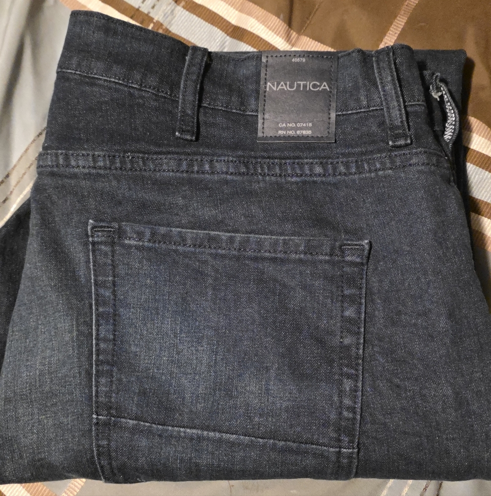 Nautica Men's Dark Blue Jeans sz40×32